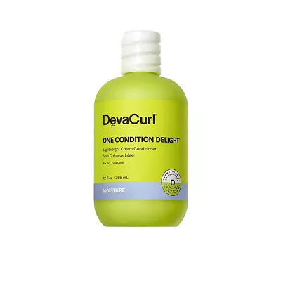 Devacurl One Condition Delight Lightweight Cream Conditioner Moisture 12 Oz • $49.96