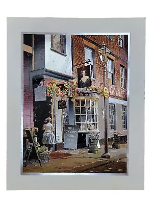 Nell Gwynn's House Foil Art -Printed In England W/ Cardboard Frame Preowned • £7.59