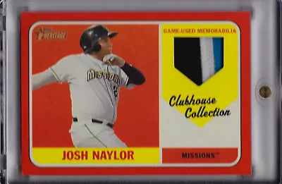 Josh Naylor 2018 Topps Heritage Minors Orange Patch #'d /25 Jersey Relic 3-Color • $49.99