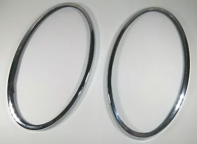 1962-1967 VW Bug Beetle Rear Tail Light Lens Chrome Rings W/ Seals LEFT & RIGHT • $36.45