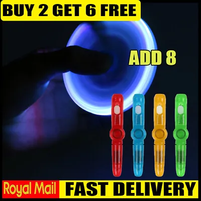 Fidget Spinner Light Up Pen - Sensory Toy Autism Stress Relief ADHD Kids Gift UK • £2.82