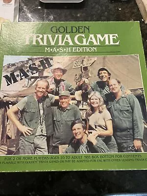 Golden Trivia Game M*a*s*h Edition • $20