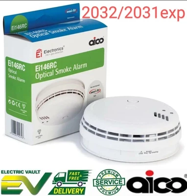 £60 • Buy 5x Aico EI146RC Smoke Alarm Optical Mains 2032/2031