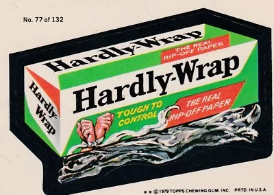 1979 Topps Wacky Packages 77/132 Trading Sticker Hardly-Wrap EX+ • $1.50