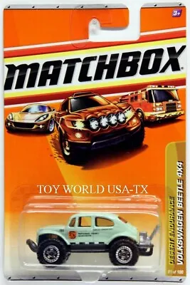 2010 Matchbox #91 Desert Endurance Series Volkswagen Beetle 4x4 National Parks • $18.99