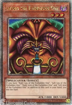 TN23-EN002 Exodia The Forbidden One :: Quarter Century Secret Rare Limited Editi • £3.19