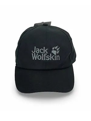Jack Wolfskin Logo Baseball Cap In Black  • £19.99