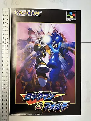 Rockman & Forte Mega Man & Bass Banner 18x28” Poster Capcom SNES Famicom • $34.99