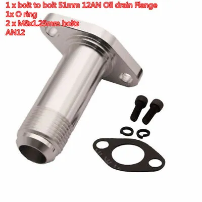 Extended 12AN AN12 Turbo Drain Fitting Precision For T3/T4 Turbochargers Flange • $26.14
