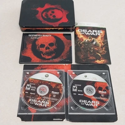 $22.90 • Buy Xbox 360 Gears Of War Limited Collector's Edition Steelbook Complete No Sleeve