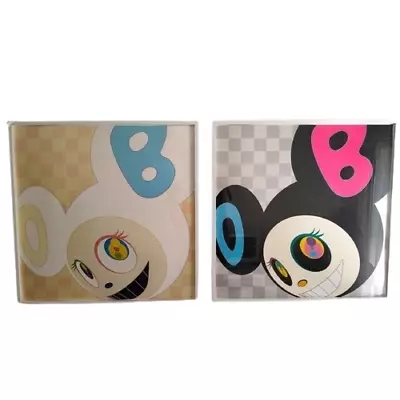 Takashi Murakami 2 Set Poster  AND THEN  White And Black Color Framed And Signed • $4180