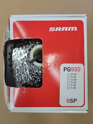 SRAM Cassette 11-34 9SP PG-950 - NEW UNUSED • $39.50