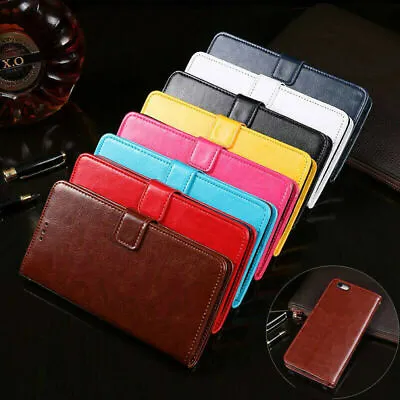 $4.47 • Buy For IPhone 7 6 5 4 6s 5se 5c Leather Flip Wallet Case Card Cover - SLIM Fit