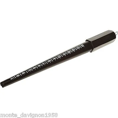 New Black Plastic Ring Sizer Mandrel Stick Grooved Size 1-15  • $6.98