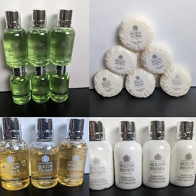 Molton Brown Travel Kit 19 Pieces Body Wash Gel Bar Soap Shampoo Conditioner • $105