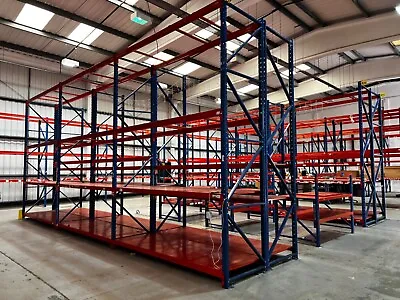 HEAVY DUTY WAREHOUSE PALLET RACKING EXCELLENT CONDITION UPRIGHTS 4.5m BEAMS 2.7m • £85