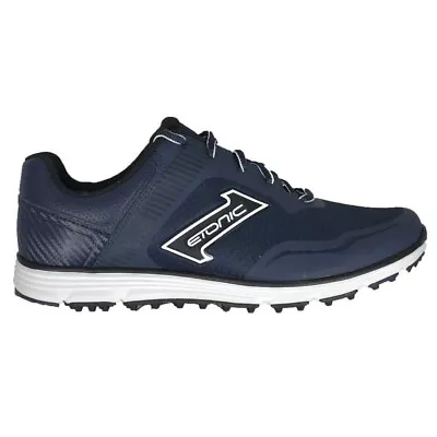 NEW Mens Etonic Stabilite Sport Spikeless Golf Shoes Navy/White Sz 11 M • $47.99