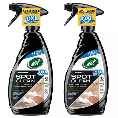 £15.99 • Buy 2 X Turtle Wax Spot Clean 500ml Stain Odor Remover Oxi Hyper Foam Carpet Care
