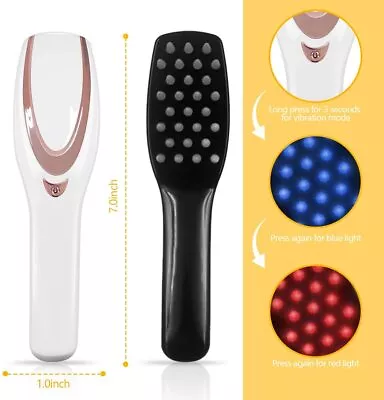 Electric Massage Comb Hair Growth Anti Loss Vibration Health Therapy Massager • $10.99