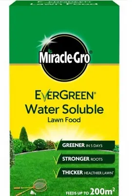 Miracle Gro Evergreen Water Soluble Lawn Food Feeds Up To 200m2 Greener Lawn 1KG • £10.69