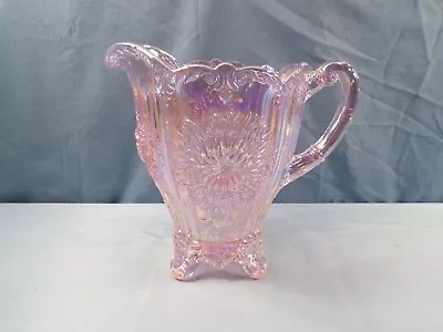 Mosser Passion Pink Carnival Glass Dahlia Water Pitcher • $45.99