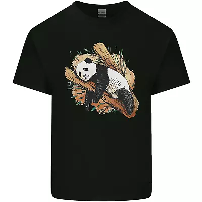 A Sleeping Panda Bear Ecology Animals Mens Cotton T-Shirt Tee Top • $11.05