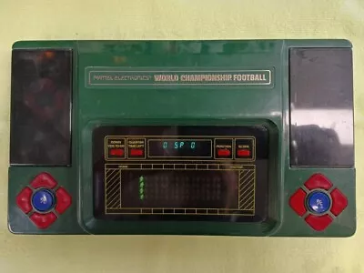 Vintage Mattel CHAMPIONSHIP FOOTBALL Electronic Handheld  Game - WORKS • $45