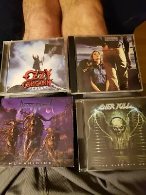 Ozzy Osbourne Death Angel Overkill The Electric Age Scorpions Metal CD Lot Dio  • $15.01