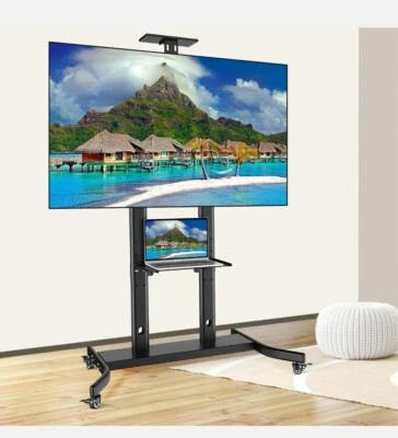 £40 • Buy DORPU Mobile TV Stand On Lockable Wheels 32-75in TV's 
