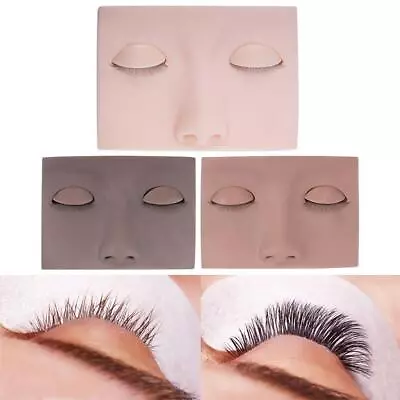 False Eyelashes Extension Practice Mannequin Head With Removable Eyelids Make-up • $6