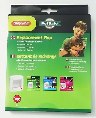 £12.95 • Buy Petsafe Staywell Replacement Cat Flap Fits 300 / 400 / 500 Series Green Box