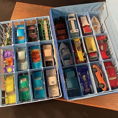 Vintage Matchbox Car Lot (25) In Case PRIORITY MAIL • $41.99