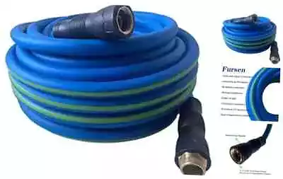 Garden Hose 5/8 In X 6 Ft Hybrid No Kink Heavy Duty 6FT Blue Green • $27.32