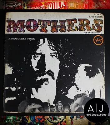 Absolutely Free By The Mothers Of Invention  1967 Gatefold  LP • $17.95