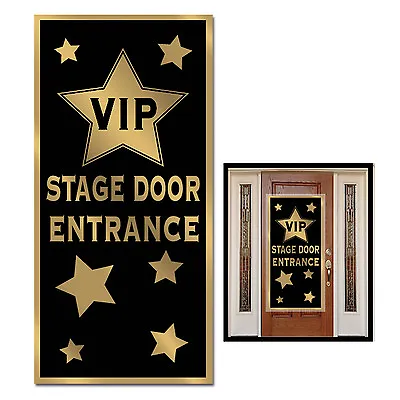 £6.99 • Buy Hollywood Party Celebrity Awards Vip Entrance Door Banner Sign Prop Decoration