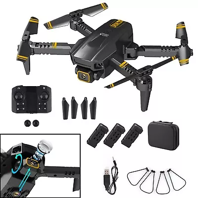 Mini Drone With 4K HD Camera WiFi FPV Foldable RC Quadcopter Drone W/Battery AU • $74.99