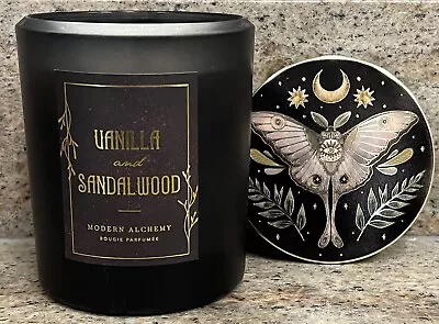 D.L. & Co Modern Alchemy Vanilla & Sandalwood Candle With Gold Moth Lid 12.9 Oz • $32.95