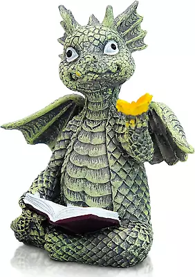 Avettcit Garden Dragon Sculpture Wall Decoration Dragon Statues Courtyard Wall • £7.76