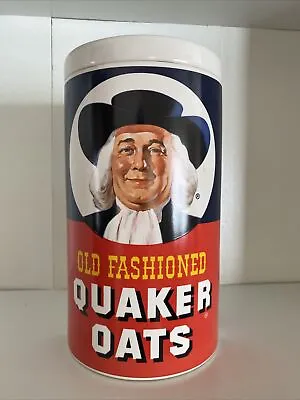 Vintage Old Fashioned Quaker Oats Ceramic Cookie Jar China Canister • $25