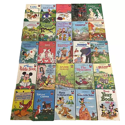 Disney Wonderful World Of Reading Book Club Lot Of 25 Vintage 1972-1981 • $30