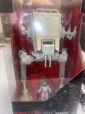 Star Wars Black Series AT ST Walker With Imperial AT-ST Driver Hasbro Boxed • £59