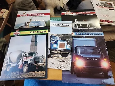 5 1984-1985 MACK Trucks Brochures Mid-Liner Value-Liner & DM  • $28.86