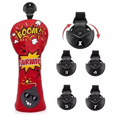 $24.03 • Buy Golf Club Headcover Bomb Sush Driver Covers Fairway Wood Cover Hybrid Covers
