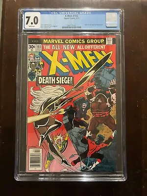 X-Men #103 ~ Marvel Comics CGC 7.0 ~ Black Tom • $85