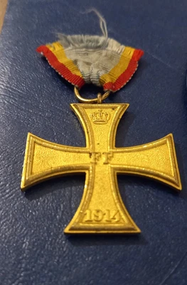 £79 • Buy WW1 German Army  Mecklenburg Schwerin Military Merit Cross Iron Medal