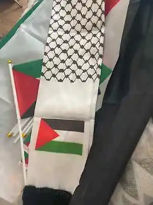 £11.99 • Buy Palestine Flag Scarf Keffiyeh Al Aqsa Free Palestine Free Gaza
