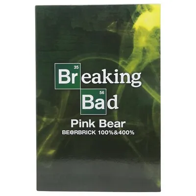 Medicom BE@RBRICK Breaking Bad Pink Bear 100% 400% Bearbrick Figure Set • $210