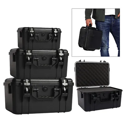 Shockproof Waterproof Protective Equipment Hard Carrying Case Camera Storage Box • £19.95