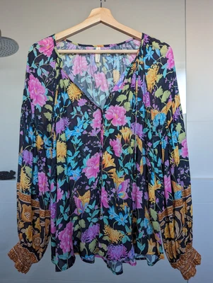 $120 • Buy Spell Butterfly Blouse Sz XS