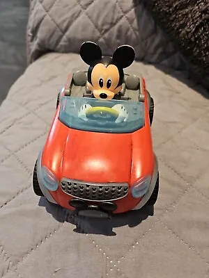 Disney-Mickey Mouse RC Toy Car Battery Powered No Remote HTF-Sèe Pics • £5